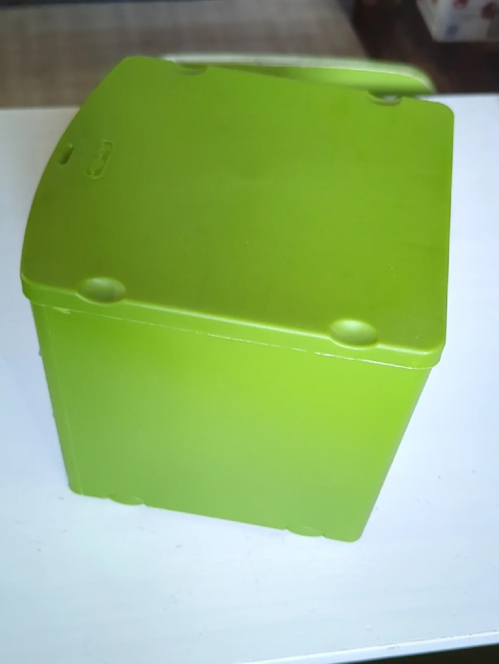 Sterilite 3-Drawer Compact Storage Desktop Organizer in Lime Green